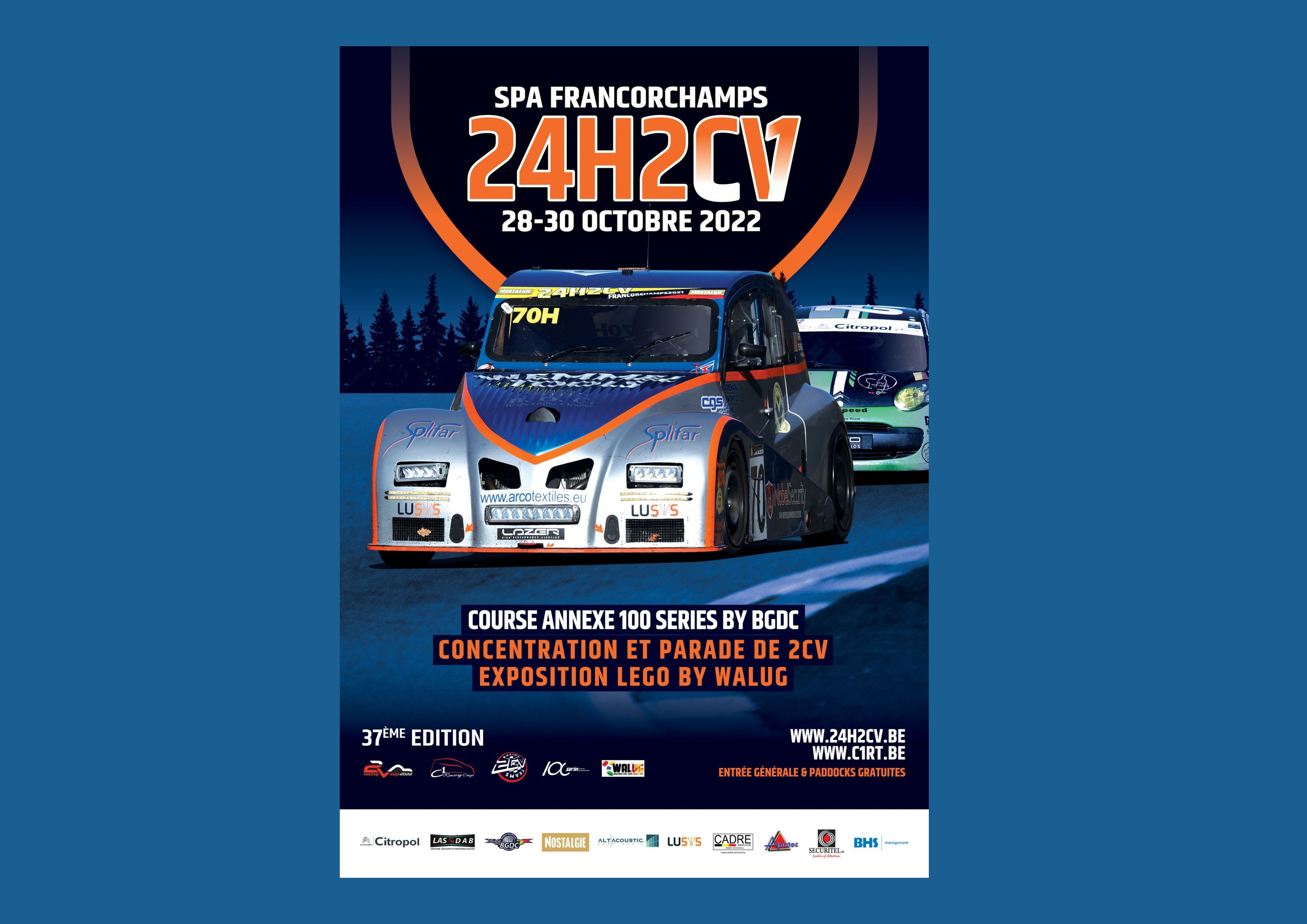 L'affiche des 24H2CV 2022 officiellement dévoilée !